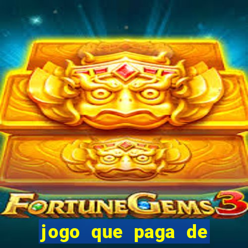 jogo que paga de verdade no pix